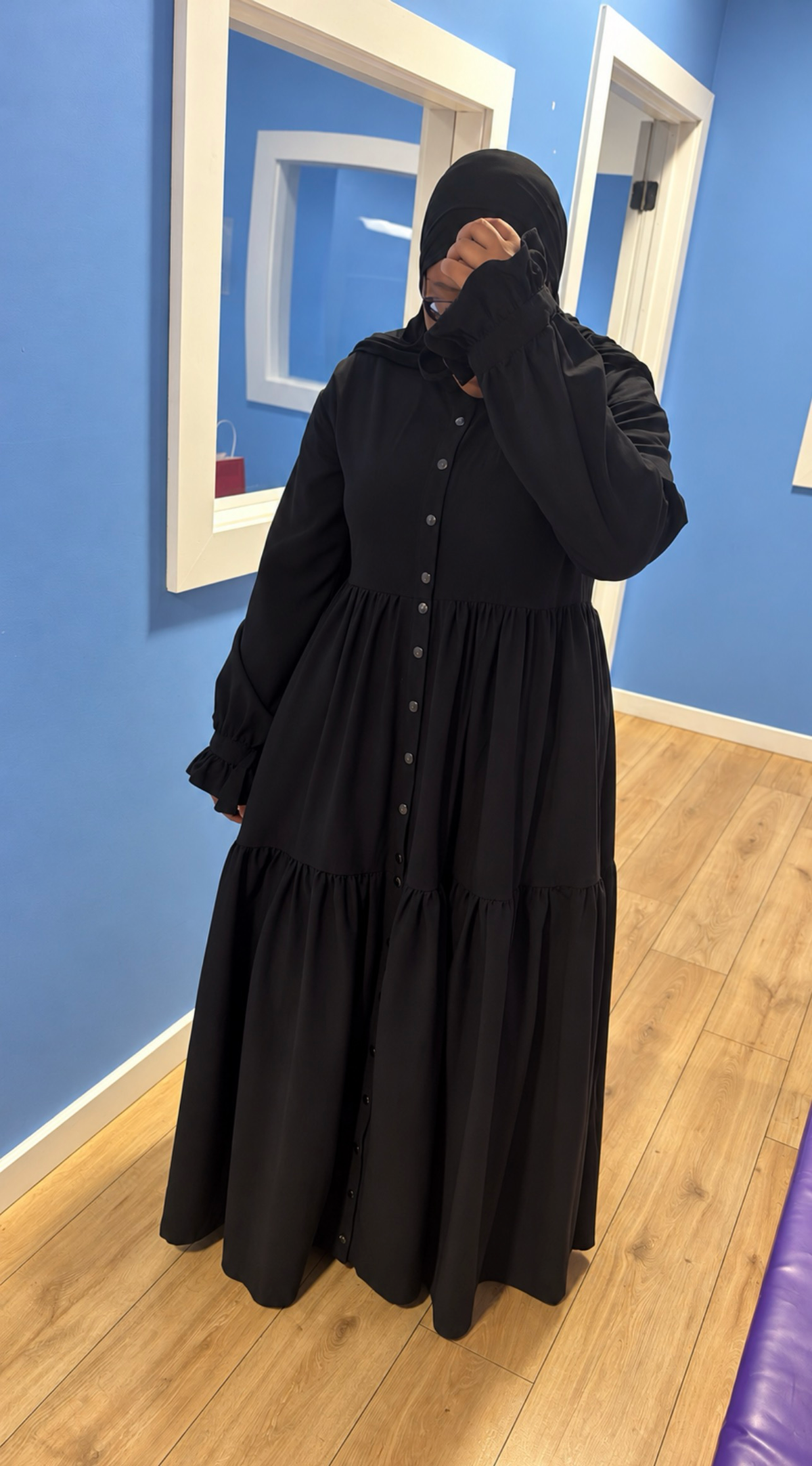Black Tiered Garment – Made to Order