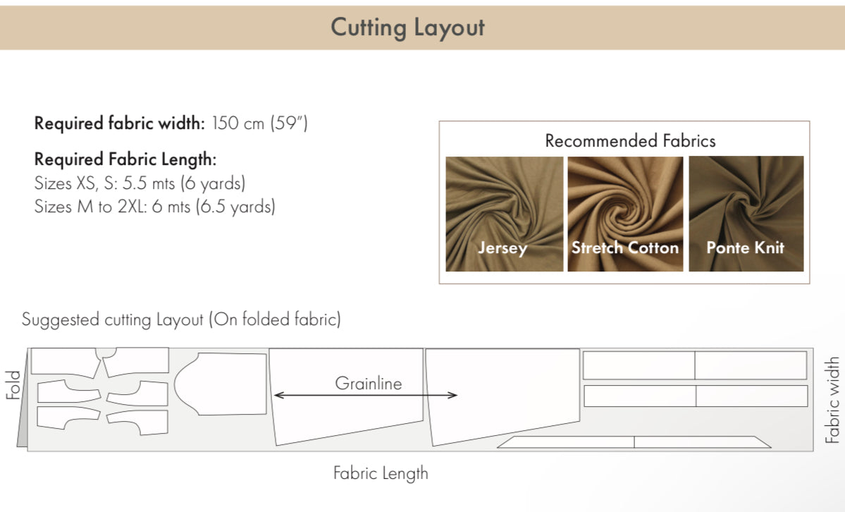 "AMIRA" A4 Sewing Pattern (ASSEMBLY REQUIRED)