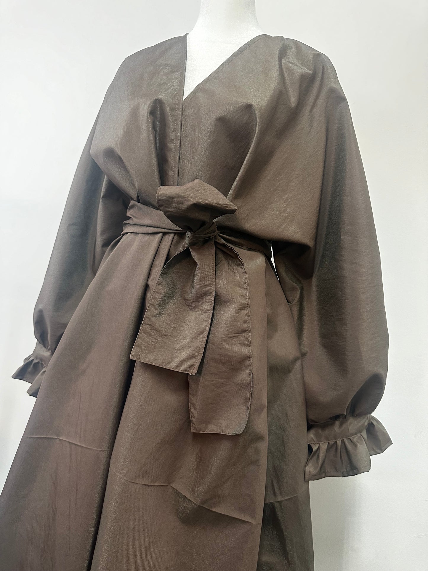 Taffeta Tie Abaya