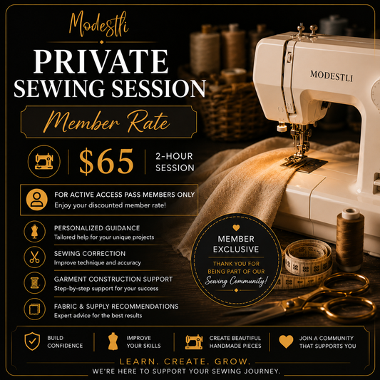 Private Sewing Session — Member Rate