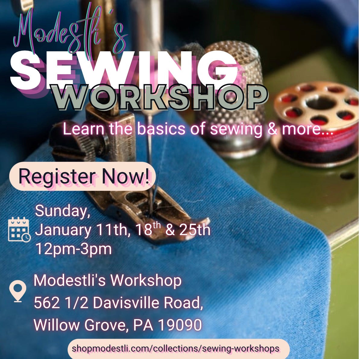 MODESTLI'S JANUARY 2026 SEWING WORKSHOP